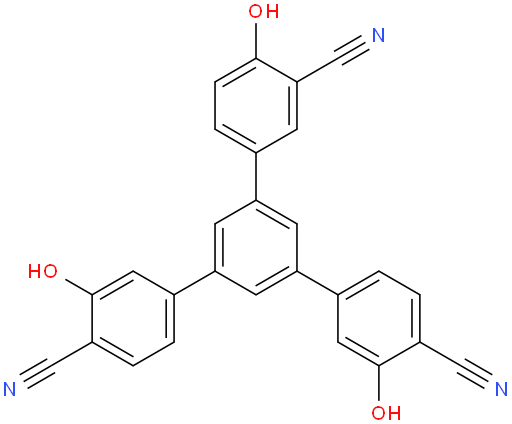 5'-(4-cyano-3-hydroxyphenyl)-3'',4-dihydroxy-[1,1':3',1''-terphenyl]-3,4''-dicarbonitrile