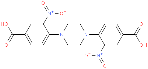 4,4'-(piperazine-1,4-diyl)bis(3-nitrobenzoic acid)
