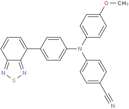 4-((4-(benzo[c][1,2,5]thiadiazol-4-yl)phenyl)(4-methoxyphenyl)amino)benzonitrile
