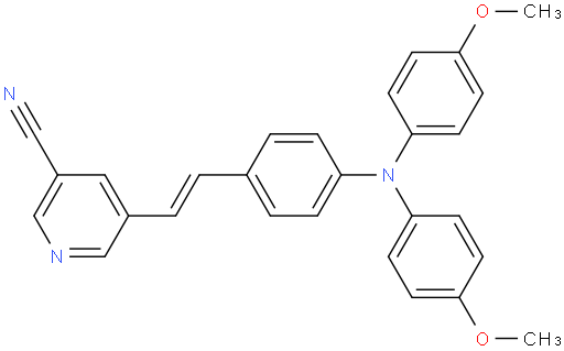 (E)-5-(4-(bis(4-methoxyphenyl)amino)styryl)nicotinonitrile