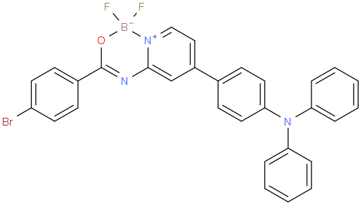 4-(3-(4-bromophenyl)-1,1-difluoro-1H-1l4,9l4-pyrido[1,2-c][1,3,5,2]oxadiazaborinin-6-yl)-N,N-diphenylaniline