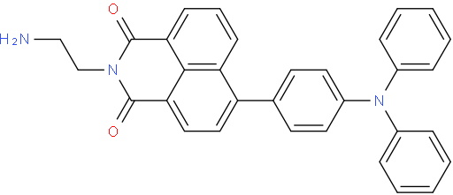 2-(2-aminoethyl)-6-(4-(diphenylamino)phenyl)-1H-benzo[de]isoquinoline-1,3(2H)-dione