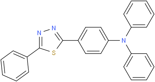 N,N-diphenyl-4-(5-phenyl-1,3,4-thiadiazol-2-yl)aniline