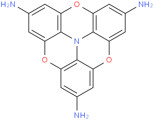 4,8,12-trioxa-3a2-azadibenzo[cd,mn]pyrene-2,6,10-triamine
