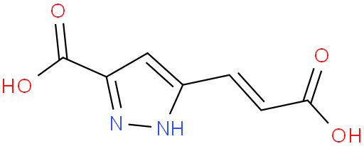 (E)-5-(2-carboxyvinyl)-1H-pyrazole-3-carboxylic acid