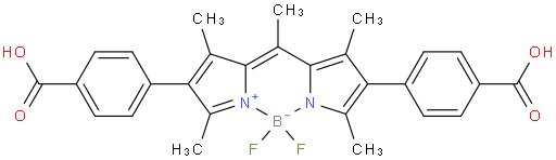 4,4'-(5,5-difluoro-1,3,7,9,10-pentamethyl-5H-4l4,5l4-dipyrrolo[1,2-c:2',1'-f][1,3,2]diazaborinine-2,8-diyl)dibenzoic acid