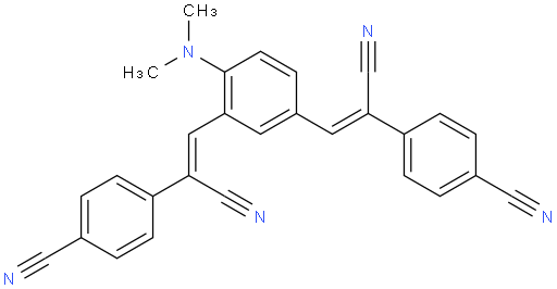 4,4'-((4-(dimethylamino)-1,3-phenylene)bis(1-cyanoethene-2,1-diyl))dibenzonitrile