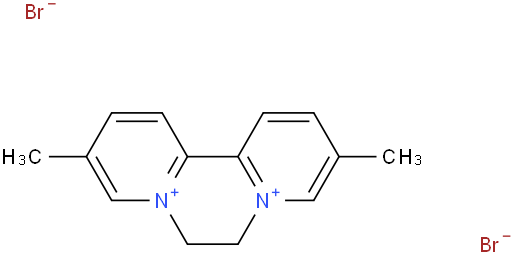 3,10-dimethyl-6,7-dihydrodipyrido[1,2-a:2',1'-c]pyrazine-5,8-diium bromide