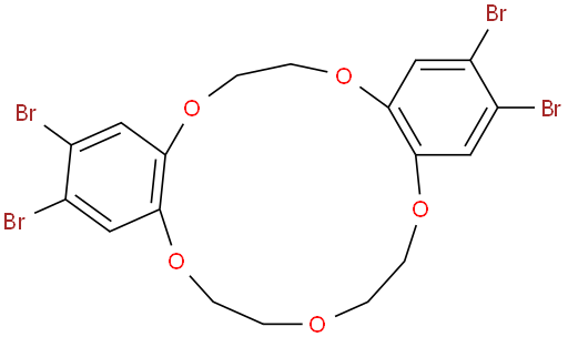 2,3,13,14-tetrabromo-6,7,9,10,17,18-hexahydrodibenzo[b,h][1,4,7,10,13]pentaoxacyclopentadecine