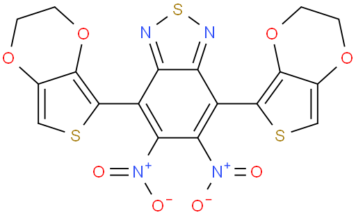 4,7-bis(2,3-dihydrothieno[3,4-b][1,4]dioxin-5-yl)-5,6-dinitrobenzo[c][1,2,5]thiadiazole